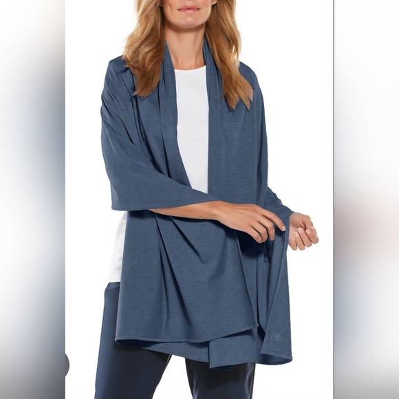 Coolibar Accessories - Coolibar Sun Protection Shawl Beach Wrap UPF 50+